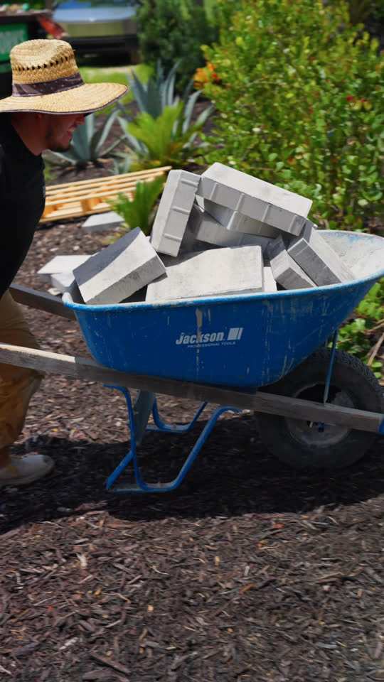 Project materials and equipment on site